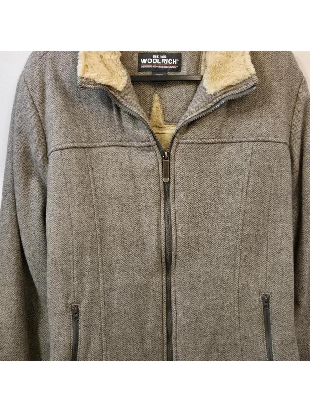 Woolrich Women's Grey and Brown Jacket